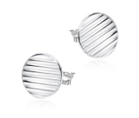 Circles Shaped Stud Earring - STS-5098